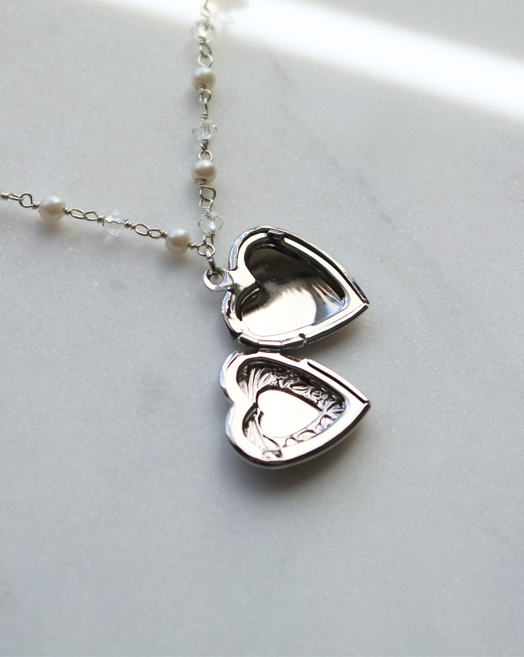 Silver Heart Locket