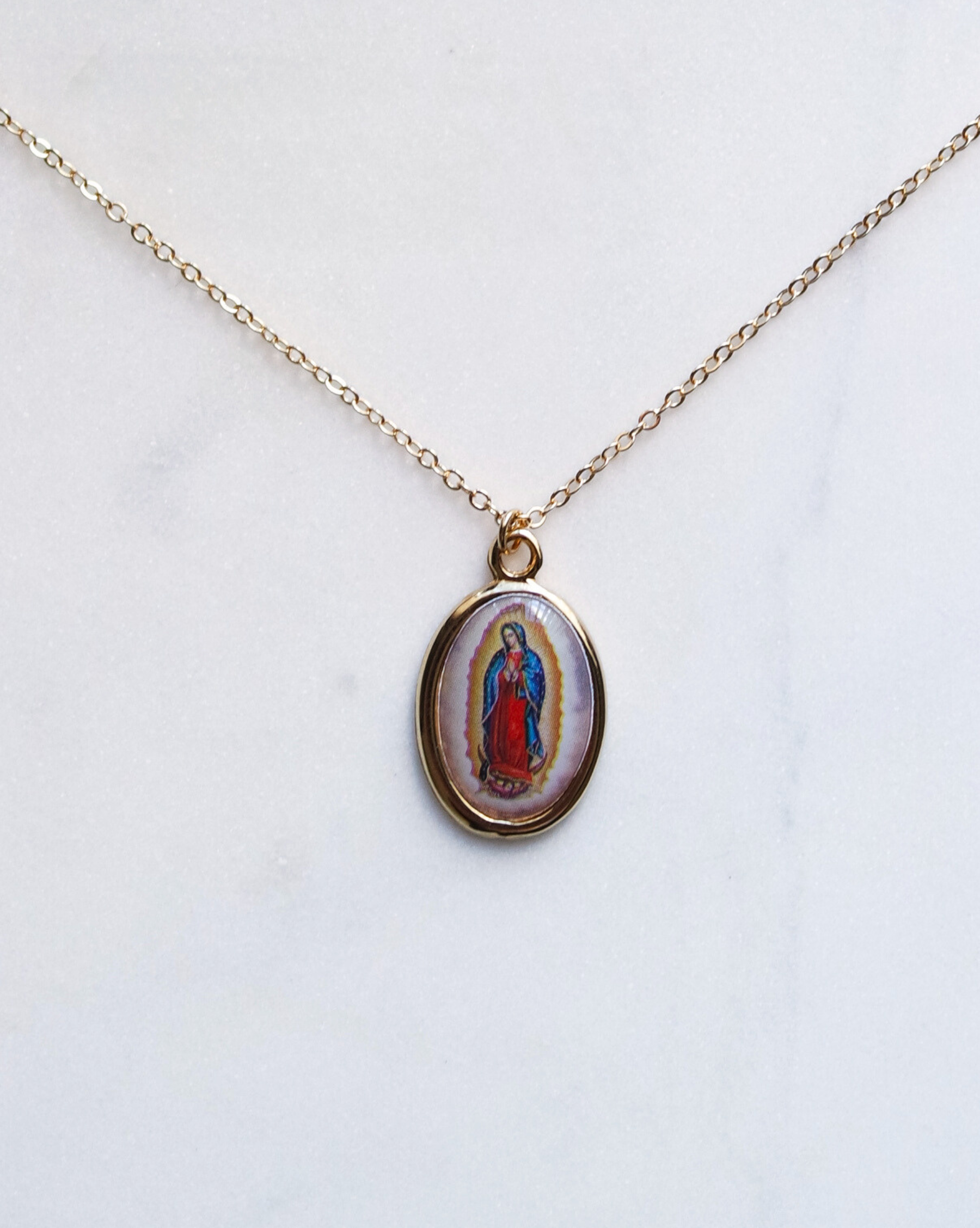Our Lady of Guadalupe Gold Vintage