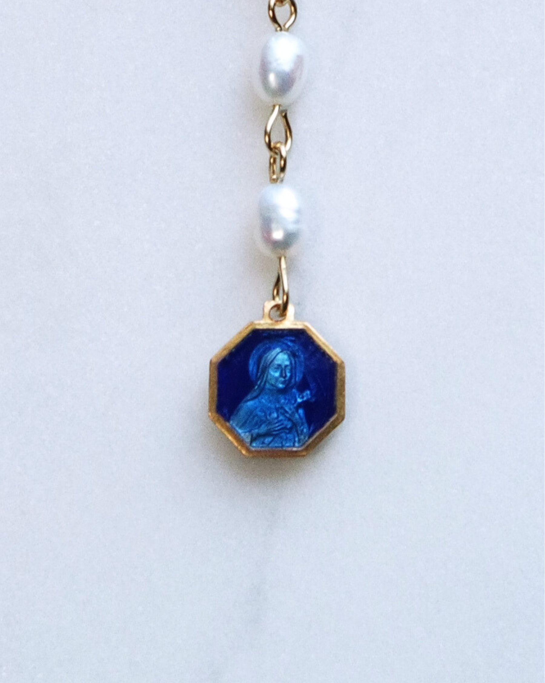 St. Therese Blue Vintage