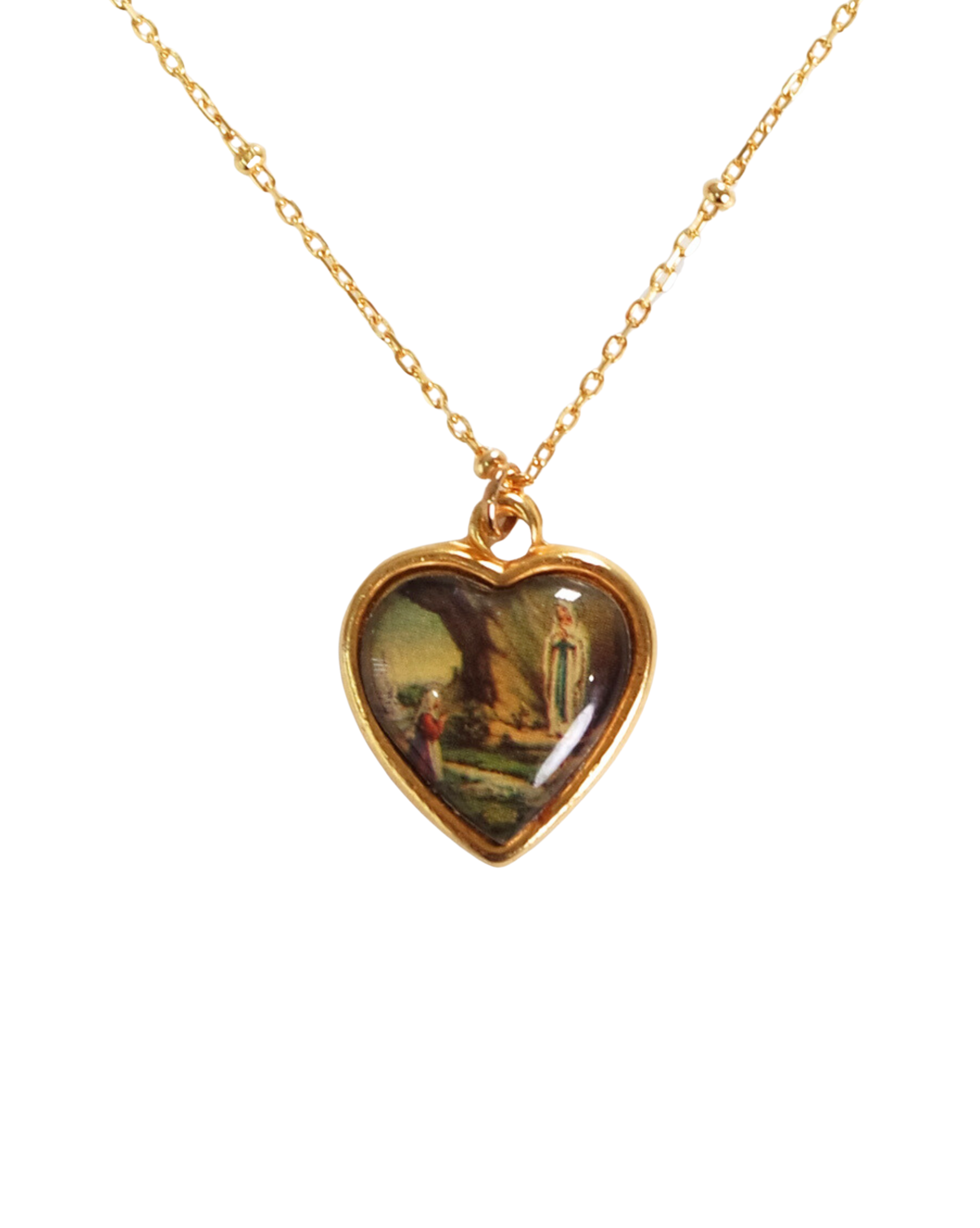 Lourdes Apparition Heart