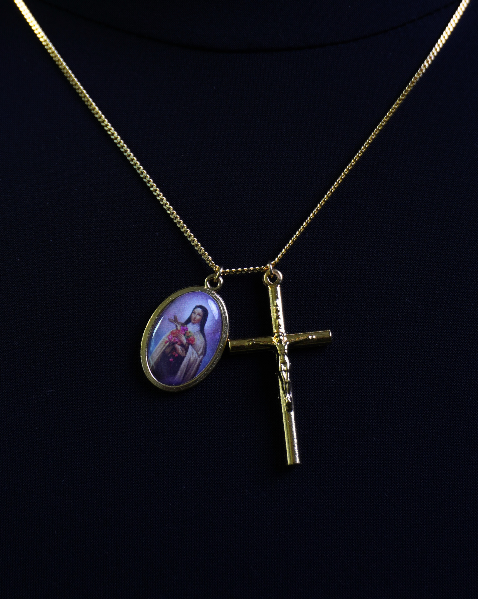 St. Therese and Crucifix