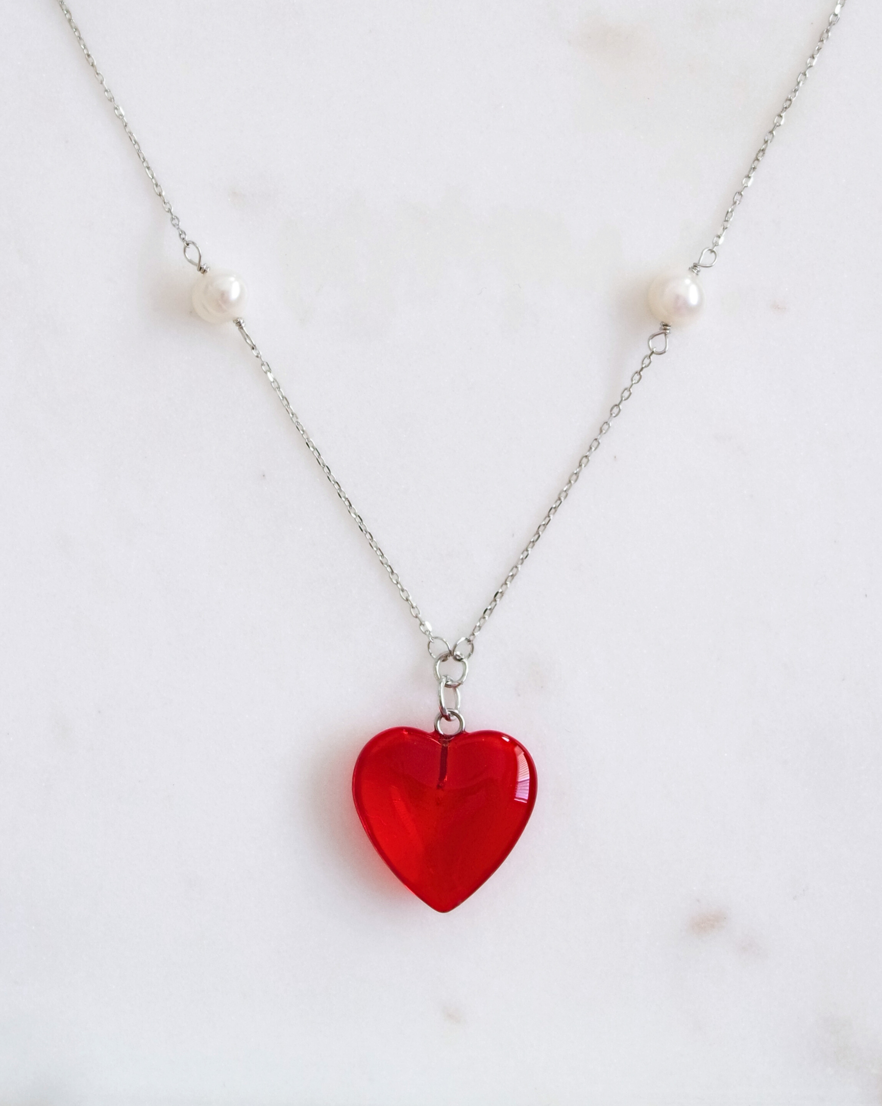 Heart with Pearls