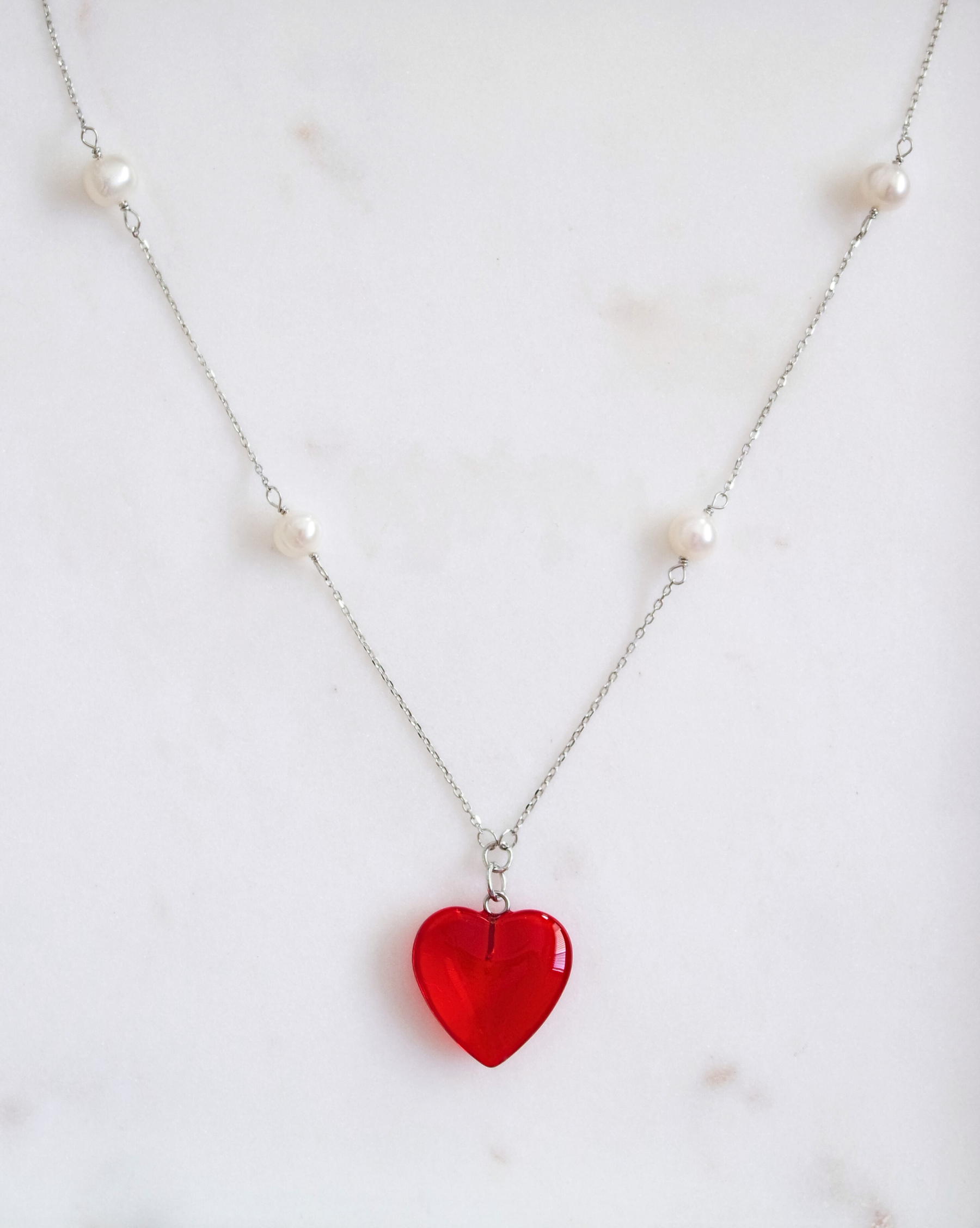 Heart with Pearls