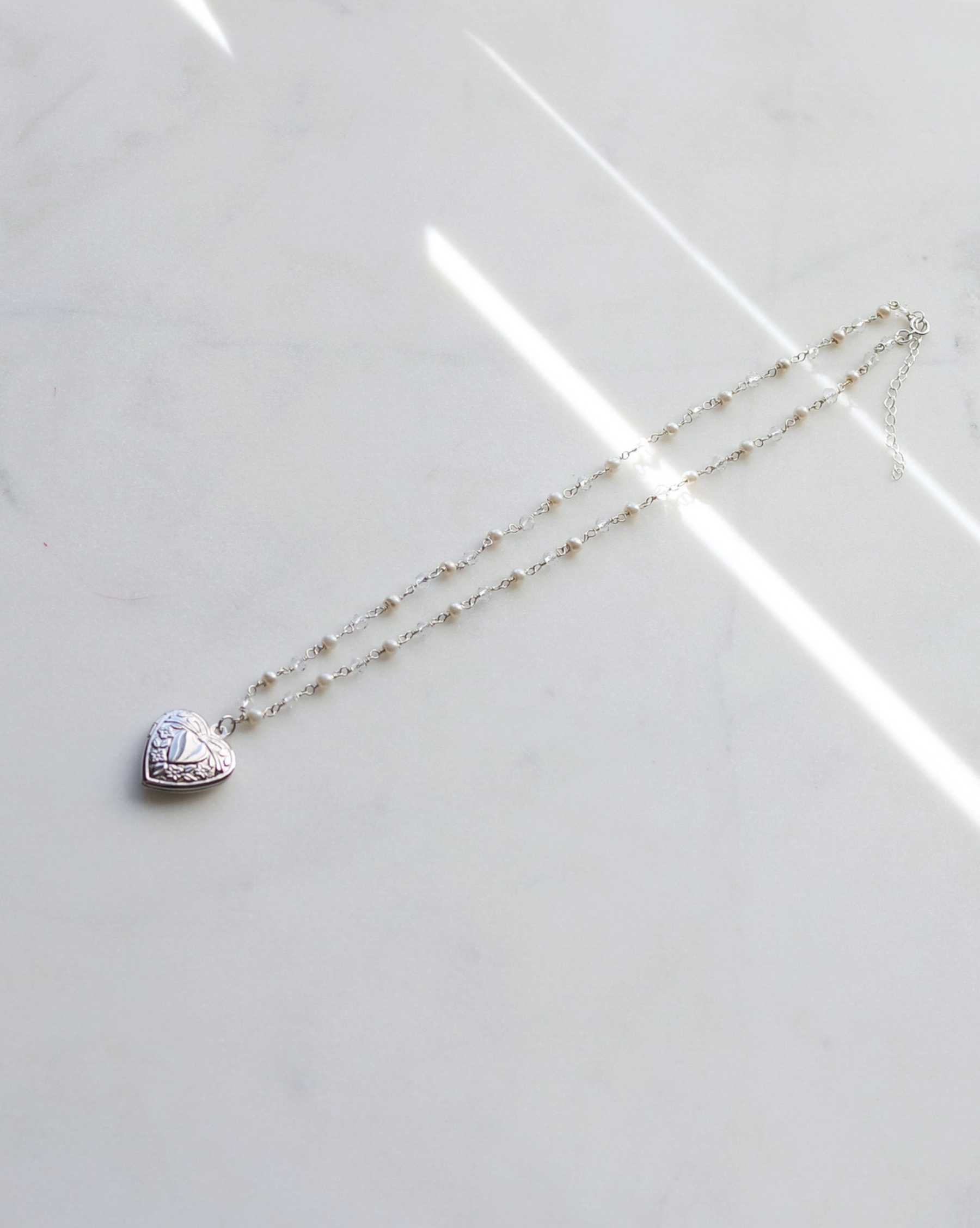 Silver Heart Locket