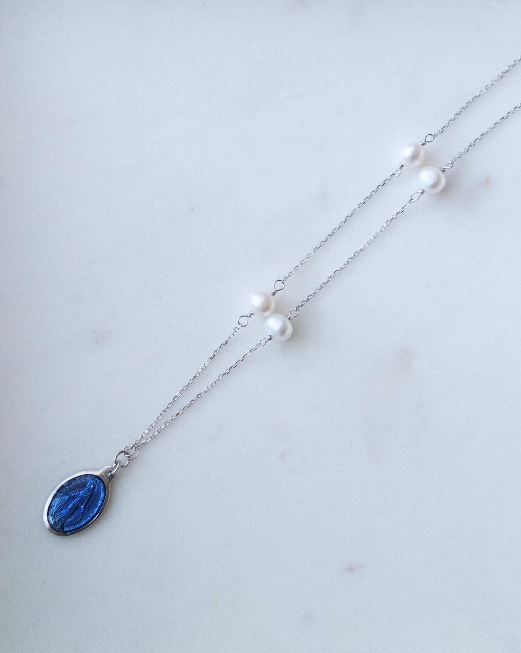 Miraculous Mary with Pearls