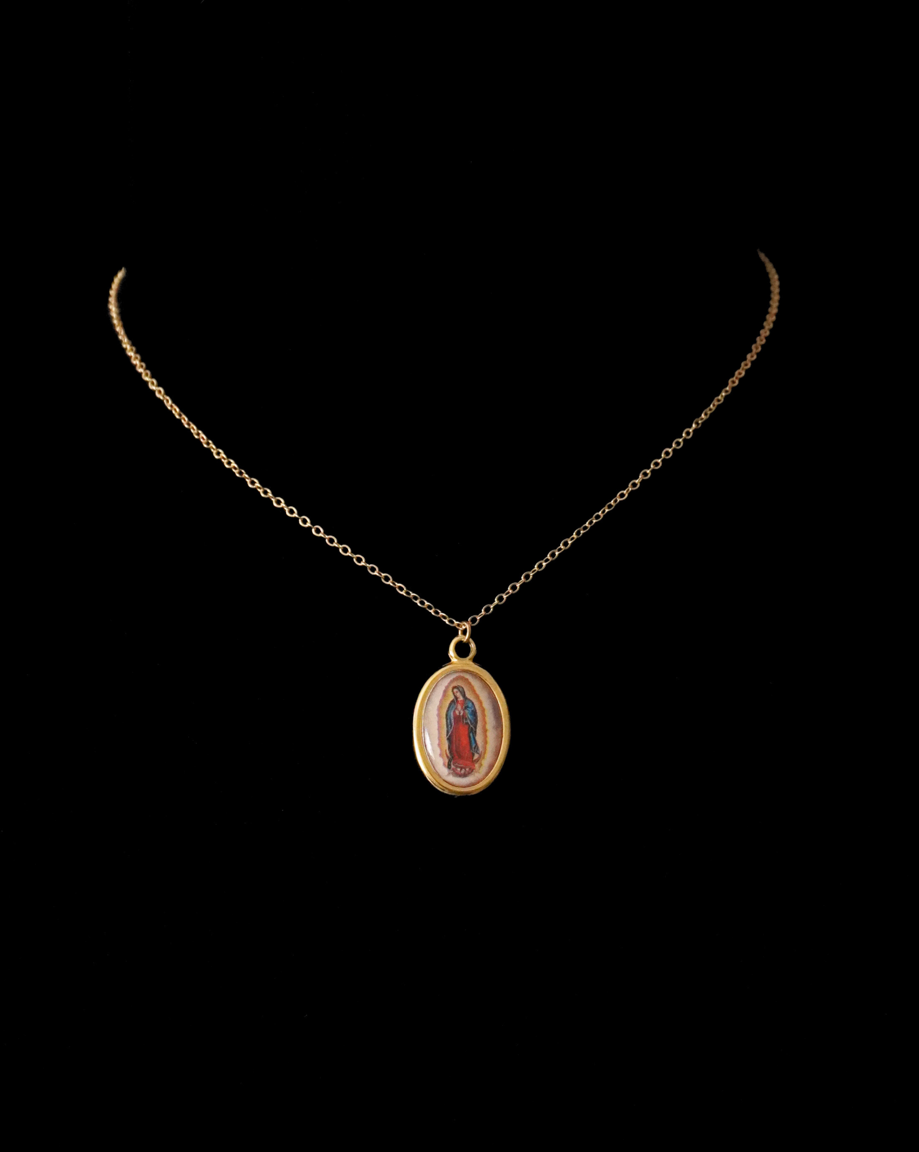 Our Lady of Guadalupe Gold Vintage