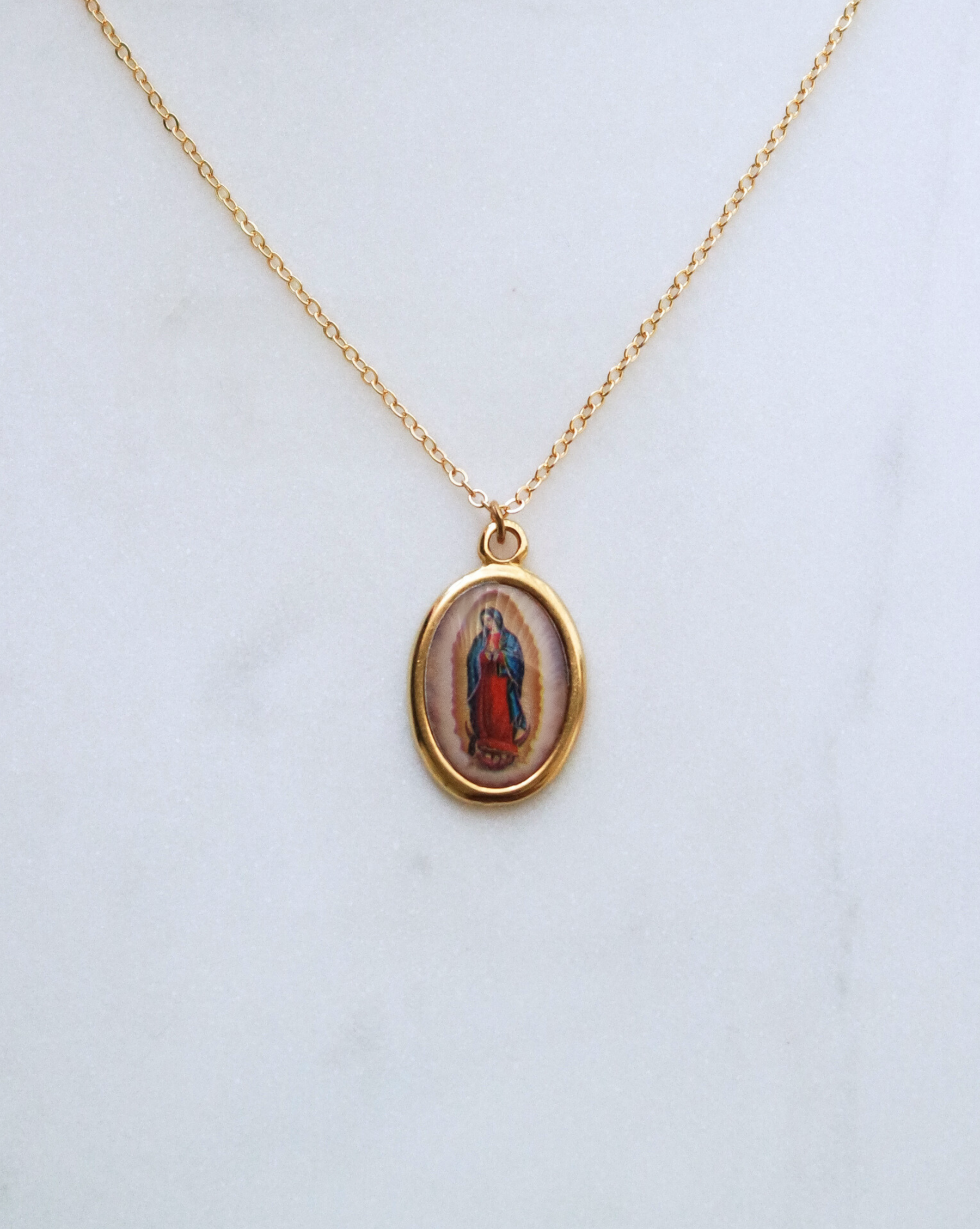 Our Lady of Guadalupe Gold Vintage