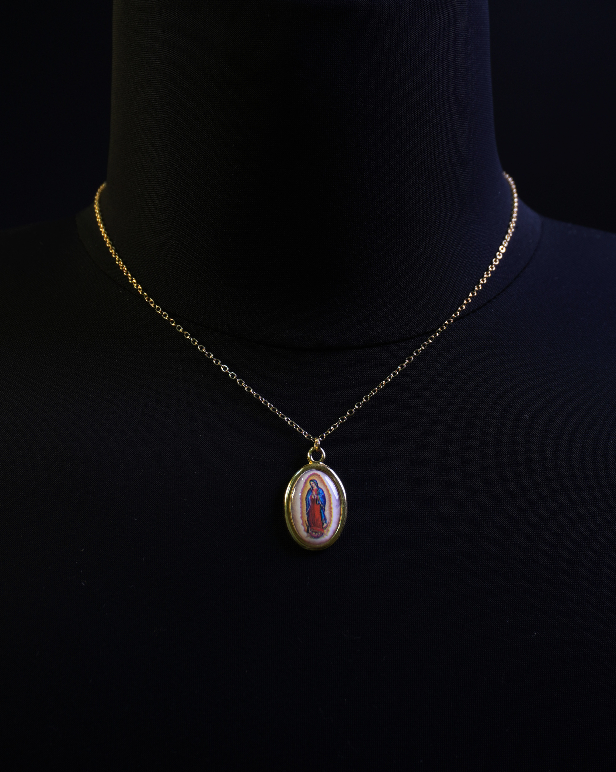Our Lady of Guadalupe Gold Vintage