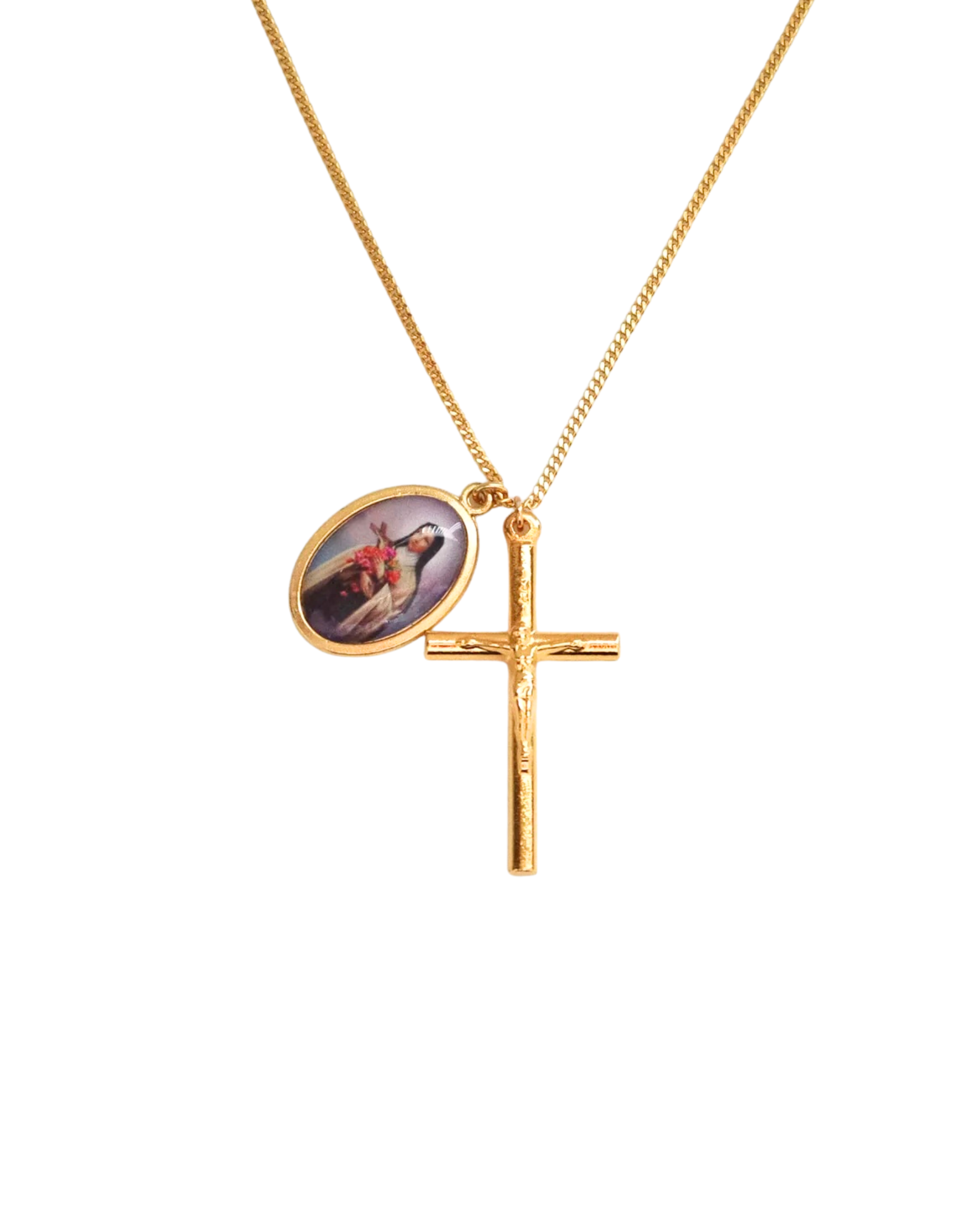 St. Therese and Crucifix