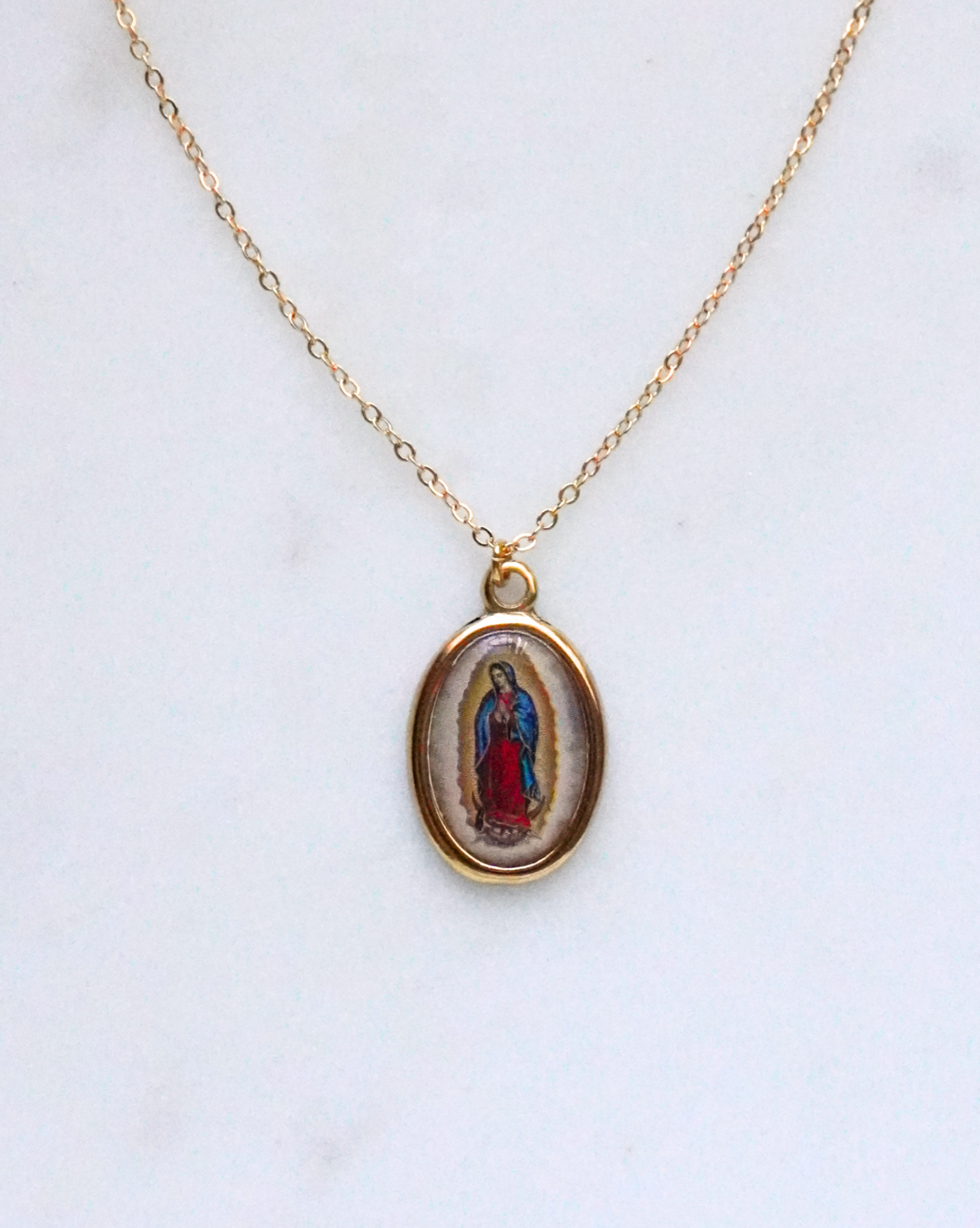 Our Lady of Guadalupe Gold Vintage