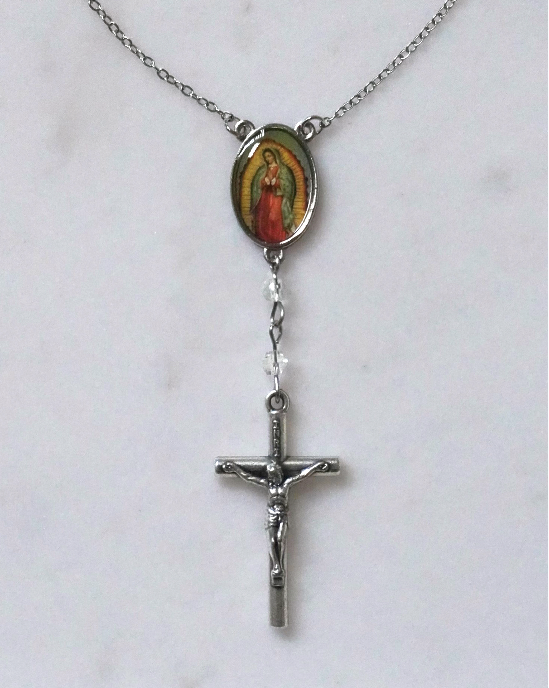 Our Lady of Guadalupe with Crucifix